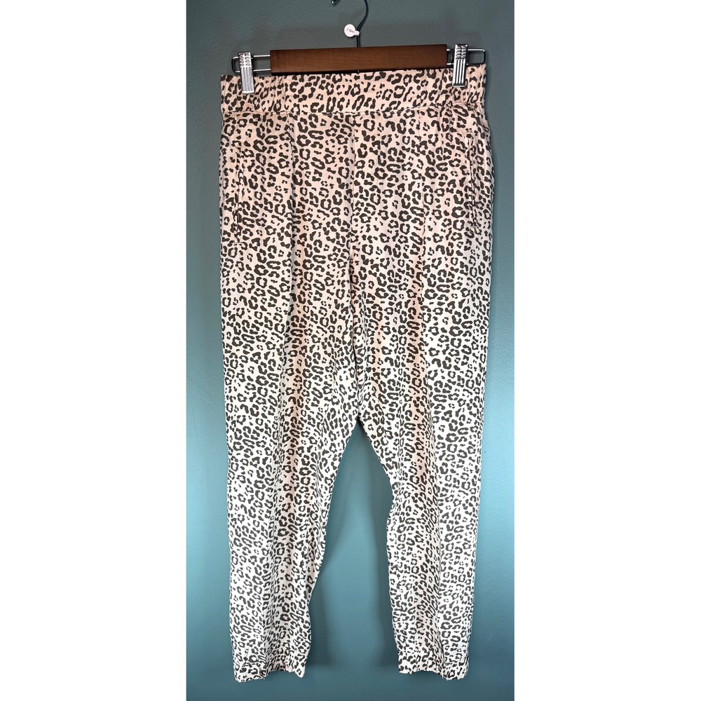 ATM Anthony Thomas Melillo Silk Leopard Print Jogger Pants  XS